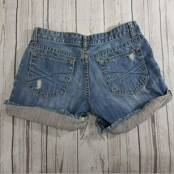 Aeropostale Shorts Size 0 Denim Shorts Jean Shorts Size 0 Distressed - Picture 2 of 8